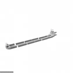 Binnenschiff RC Barge Cargoship 