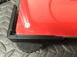 Black Widow glass bed corner bracket