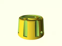Camping gas knob