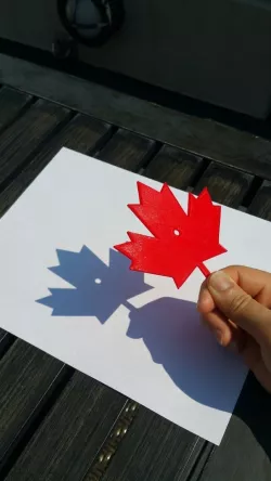 Canada Maple Leaf Pinhole Projector
