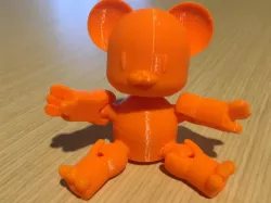 Chibi Blank figure w/ alt bear parts