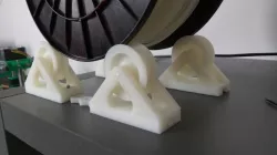Compact universal filament spool holder (Fully printable)