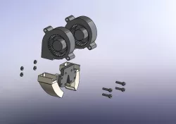 cool fan for HE3D EI3 single nozzle printer