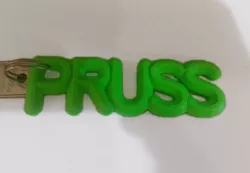 Customizable name keychain