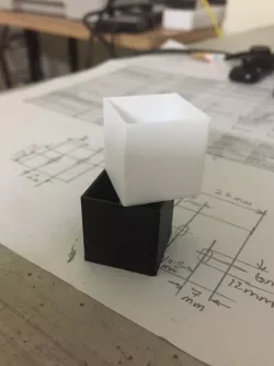 Extrusion multiplier calibration cube