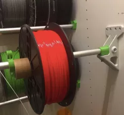 Foldable wall mount for 16mm pipe