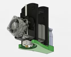FT5 E3D Titan Aero Cooling duct