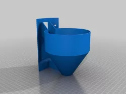 Funnel-type doserless mod for Mazzer Super Jolly (Luigi) coffee grinder