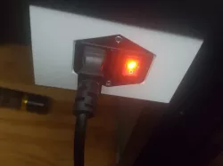 Fused power switch housing for ikea lack 