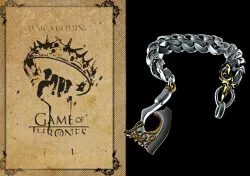 game of thrones "GREYJOY" : Euron Greyjoy : Axe : Chain bracelet/concept