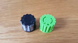 Gas valve replacement cap