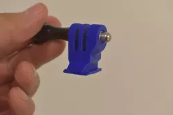 Go Pro Mount for Hoe Shoe, v.2 to accept Hero 3, 3+ screws
