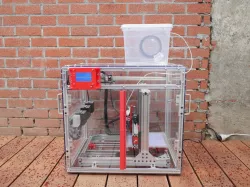 Heated polycarbonate 3d printer enclosure