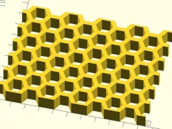 Honeycomb library (OpenSCAD)