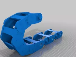 Igus E-Chain Links with Bendable Cable Clips