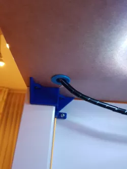 Lack table cable hole