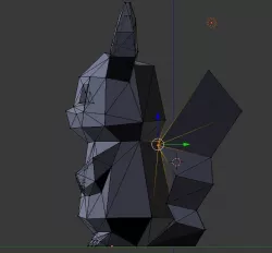 LowPoly Pikuchu - Strong Tail