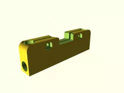 MicroCube z-axis for NEMA 14 stepper motors with 608zz bearing