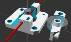 Modified Compact Bowden Extruder for frame mounts