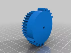Nerf Stampede Flywheel conversion gear