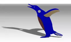 Penguin Keychain