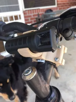 Pepper spray mount for bike