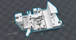 Prusa i3 mk2 carriage for hephestos