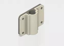 PVC clamp mount