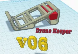 Quad Starting block & Lipo Protector (DroneKeeper version)