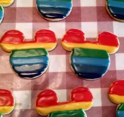 Rainbow Mickey Cookie Cutter