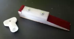 sanding stick, printable with RF100 and other small 3D printers