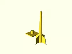 Scientific rocket from 1970's