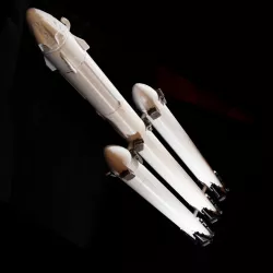 SpaceX Falcon Heavy Expansion Kit for Falcon 9 Model