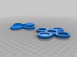 Spinner with LED and Battery Sections