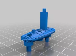 Star Wars Battleship - 3 hole mount