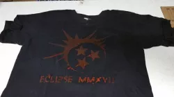 Stencil for bleaching/spray painting eclipse logos