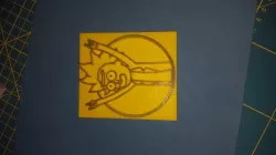 Tiny Rick Stamp