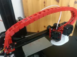 Tronxy x1 extruder cover replacement with radial fan mount