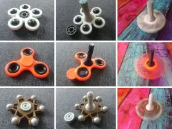 Universal Fidget Spinner to Spinning Top Converter