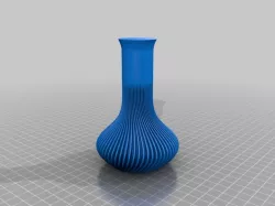 Vase with twist.