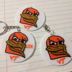 VT Hokie Keychain