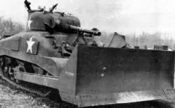1-100 Sherman M4-A1.  M1 bulldozer blade addon kit
