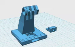 Action cam helmet mount