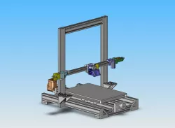 AM8-LS Y-AXIS V-SLOT RAIL BELT DRIVE