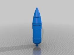 APCBC tank shell & casing from WOT/war thunder 