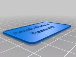 Arsenio Name Tag