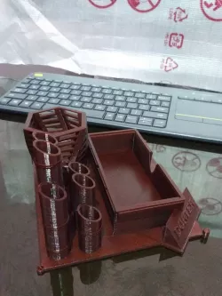 Bamboo Pen Holder with Brand