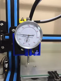 CR-10 Bed Leveling - Dial Indicator Holder - Nexi-Tech Fan Upgrade Remix