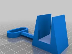 Customized mouse cord guide for my IKEA desk