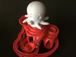 Cute Octopus Cyclone Marble Machine Motor